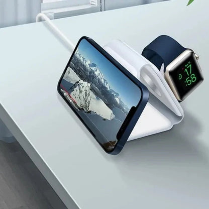 3 in 1 Foldable Wireless Charging Station